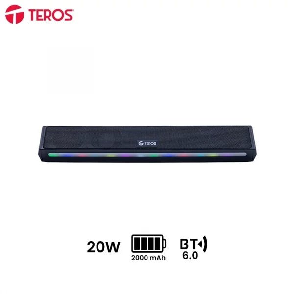 Barra de sonido portátil TEROS Vibe TE-VIB6054BLK