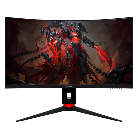 Teros TE-2764G monitor gaming curvo 27 pulgadas vista frontal