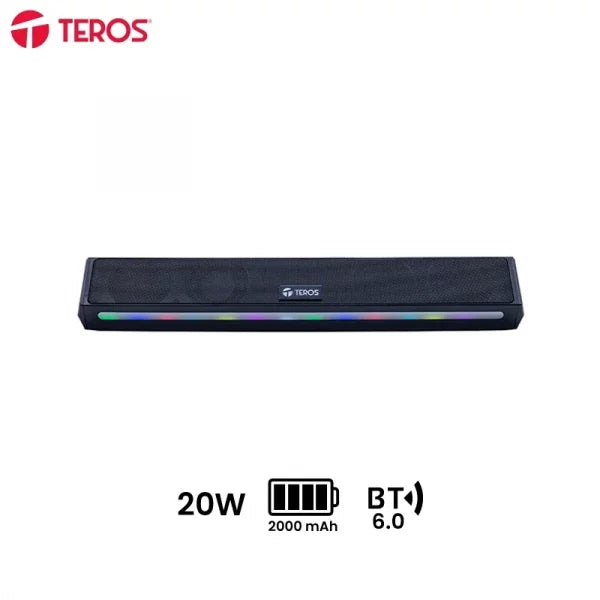 Barra de sonido portátil TEROS Vibe TE-VIB6054BLK