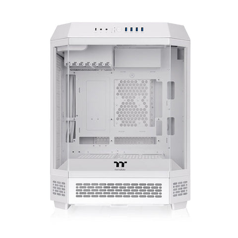 Gabinete Thermaltake The Tower 600 Snow CA-1Z1-00M6WN-00, vista frontal completa