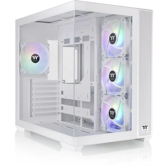 Thermaltake View 380 TG ARGB Snow gabinete vista principal
