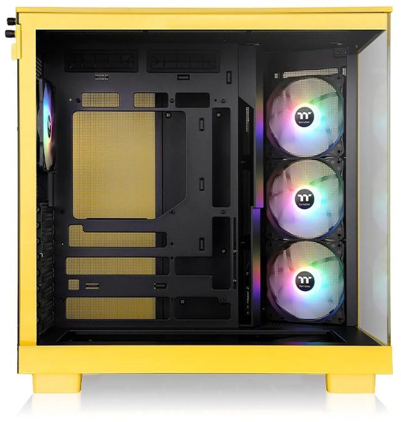 Thermaltake View 380 XL TG ARGB Bumblebee CA-11E-00M4WN-00 gabinete vista interior