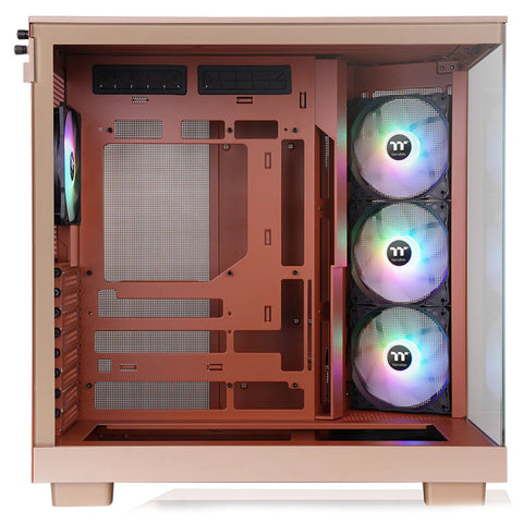 Gabinete Thermaltake View 380 XL TG ARGB Mid Tower - Gravel Sand vista principal