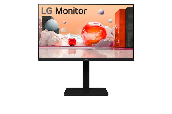 MONITOR LED 23.8 PULGADAS LG 24BA550-B, PANTALLA IPS, RESOLUCIÓN FHD, PUERTOS HDMI/DP/VGA/USB, 100 HZ, PARLANTES INTEGRADOS