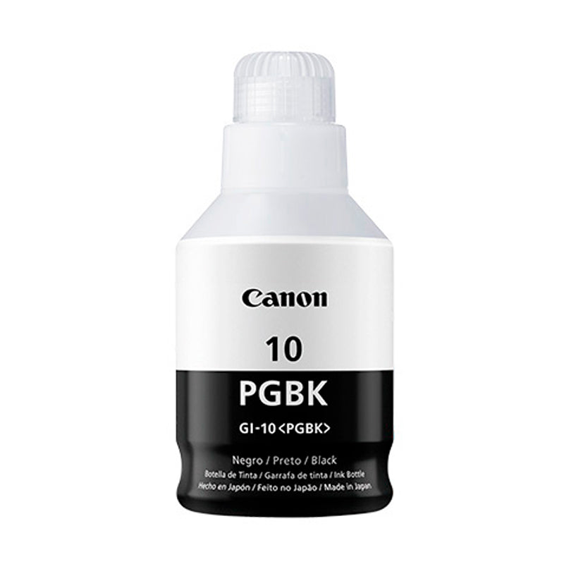 TINTA CANON GI-10PGBK COLOR BLACK 170 ML, PARA EQUIPOS CANON G5010, G5011, G6010, G6011, GM2010, GM2011 (3382C001AB) - SMART BUSINESS