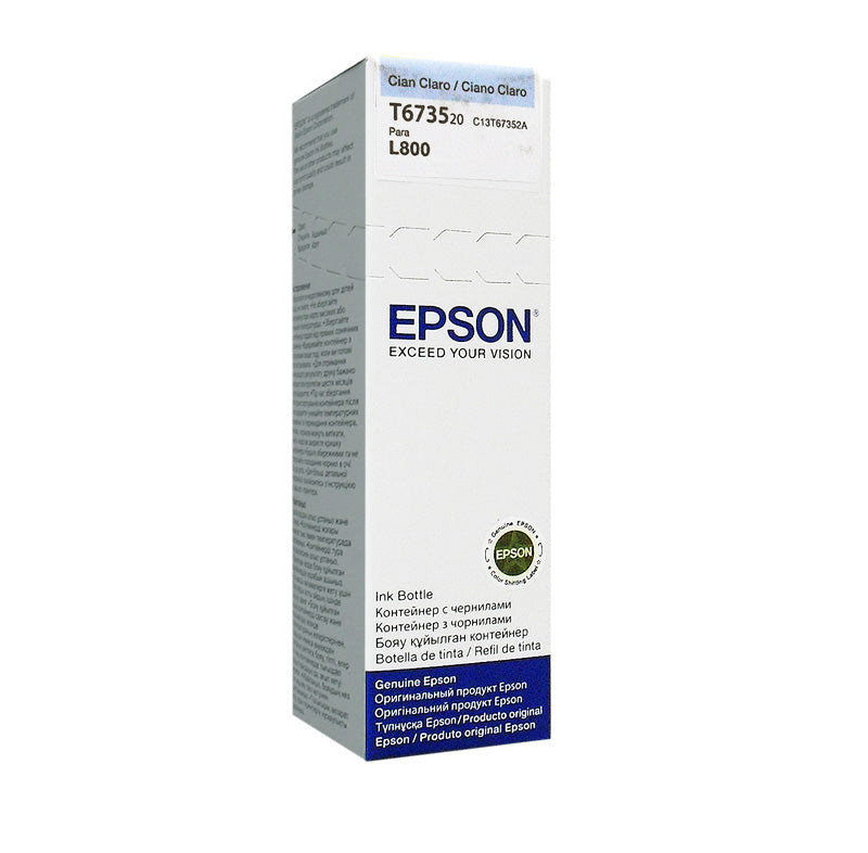 TINTA EPSON T673520-AL LIGHT CIAN PARA L800 - SMART BUSINESS