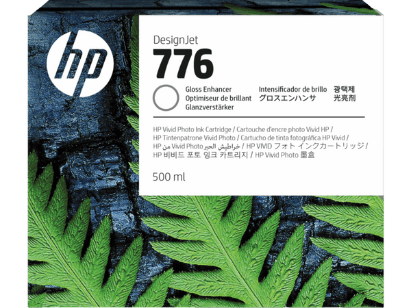 TINTA HP 1XB06A (776) 500 ML GLOSS ENHANCER PARA IMPRESORAS DE GRAN FORMATO CALIDAD PROFESIONAL 1XB06A - SMART BUSINESS