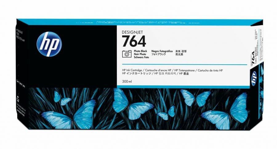 TINTA HP 764 C1Q17A PHOTO BLACK 300ML HP DESIGNJET T3500 C1Q17A - SMART BUSINESS