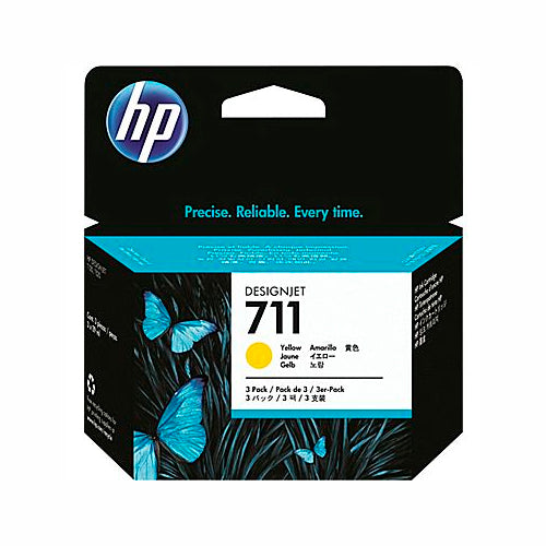 TINTA HP CZ136A (711) YELLOW 3 PACK 29 ML - SMART BUSINESS