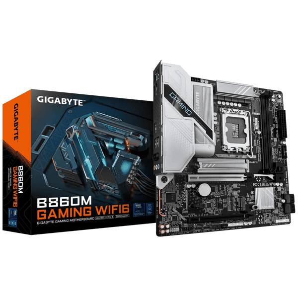 TIPO: MOTHERBOARD GIGABYTE B860M GAMING WIFI6 CON CHIPSET INTEL B860, LGA 1851, HDMI, DP, MATX, IDEAL PARA GAMERS Y ENTUSIASTAS B860M GAMING WIFI6 - SMART BUSINESS