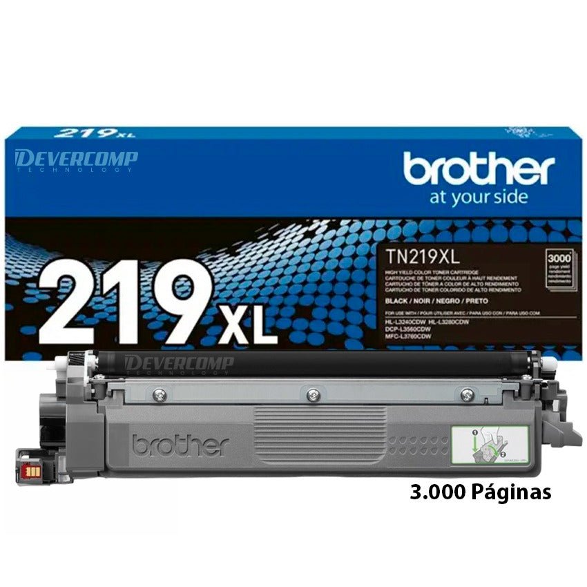 TONER BROTHER TN219XLBK BLACK(L3560, L3760,L3280)3000 PAG. TN-219XLBK - SMART BUSINESS
