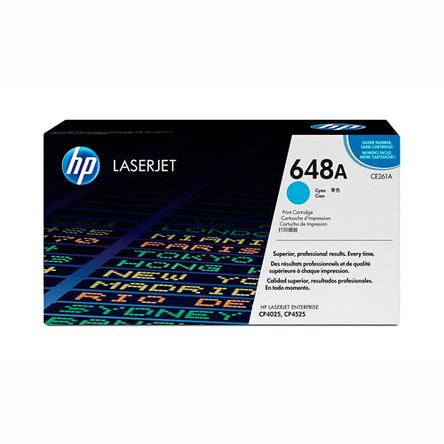 TONER HP CE261A (648A) L.J. CP4525 CYAN 11KPG - SMART BUSINESS