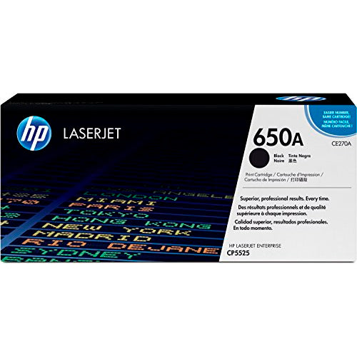 TONER HP CE270A (650A) L.J. CP5525 NEGRO - SMART BUSINESS