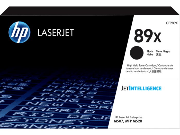 TONER HP CF289X (89X) L.J.E M507 NEGRO 10K PAG - SMART BUSINESS