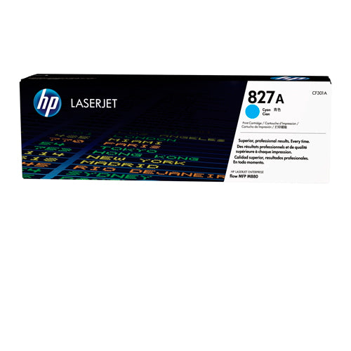 TONER HP CF301A (827A) L.J. MFP M880Z CYAN - SMART BUSINESS