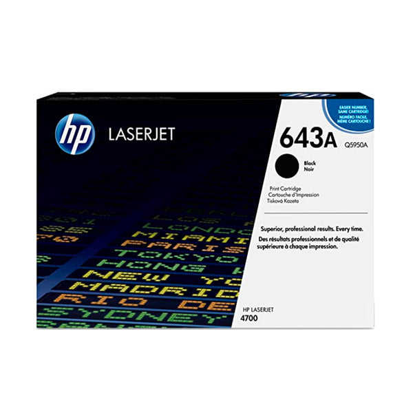 TONER HP Q5950A (643A) L.J. 4700 / BLACK Q5950A - SMART BUSINESS