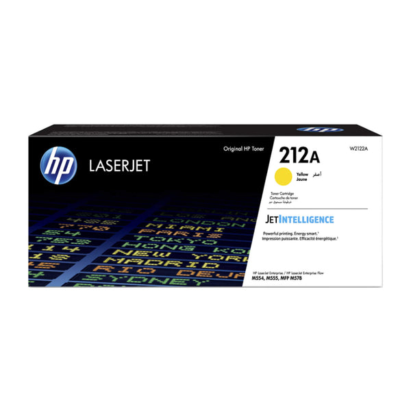 TONER HP W2122A (212A) L.J. M555 YELLOW 4,500 PGS W2122A - SMART BUSINESS