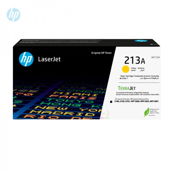 TONER HP W2132A (213A) LJ 5800 ENT. YELLOW 3,000 PGS - SMART BUSINESS