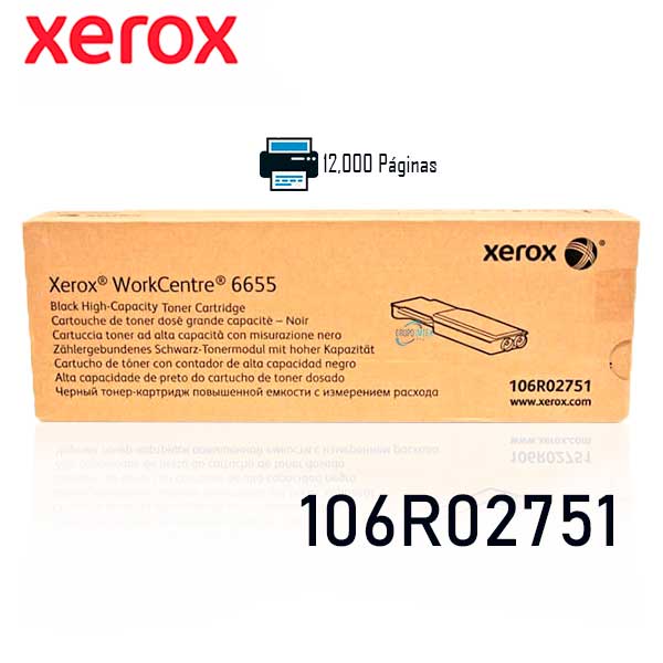 TONER XEROX 106R02751 NEGOCIO ESPECIAL 106R02751 - SMART BUSINESS