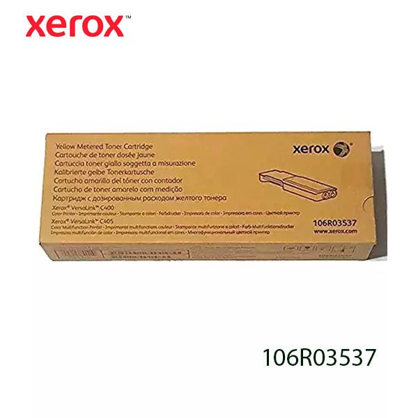 TONER XEROX 106R03537 AMARILLO METERED PARA IMPRESORAS MULTIFUNCIONALES - PRODUCTO IDEAL PARA NEGOCIOS ESPECIALES DE ALTA CALIDAD 106R03537 - SMART BUSINESS