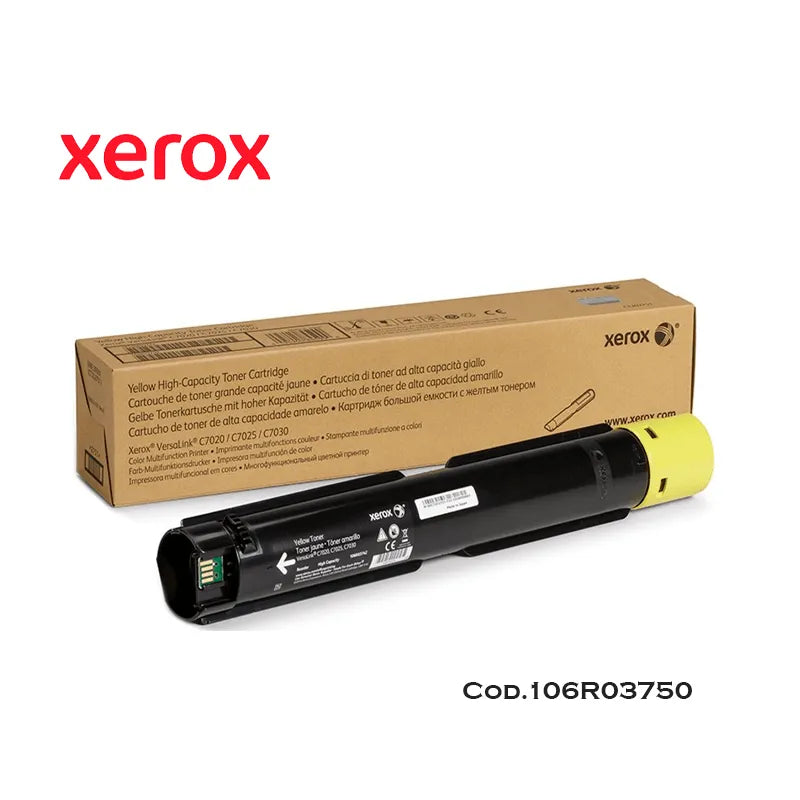 Toner Xerox 106R03750 Yellow Para Versalink C70Xx - SMART BUSINESS