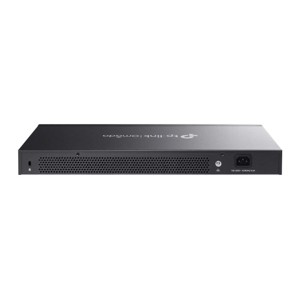 TP-Link Omada SG3428 switch administrable vista posterior oficial