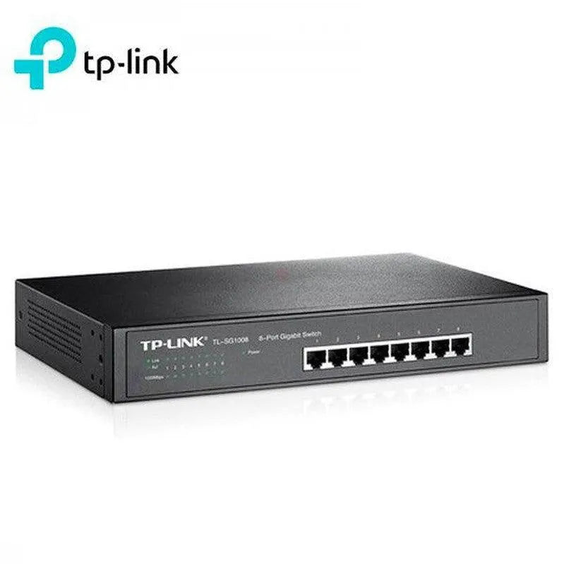 SWITCH TP-LINK TL-SG1008, 8 PUERTOS RJ-45 GBE (10/100/1000MBPS). - SMART BUSINESS