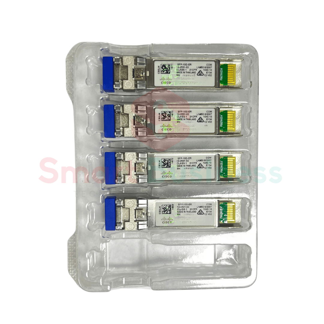 TRANSCEIVER CISCO 10GBASE - ER SFP+ 10GBE V02 1550NM 40KM TRANSCEIVER MODULE SFP - 10G - ER 10-2531-02 - SMART BUSINESS