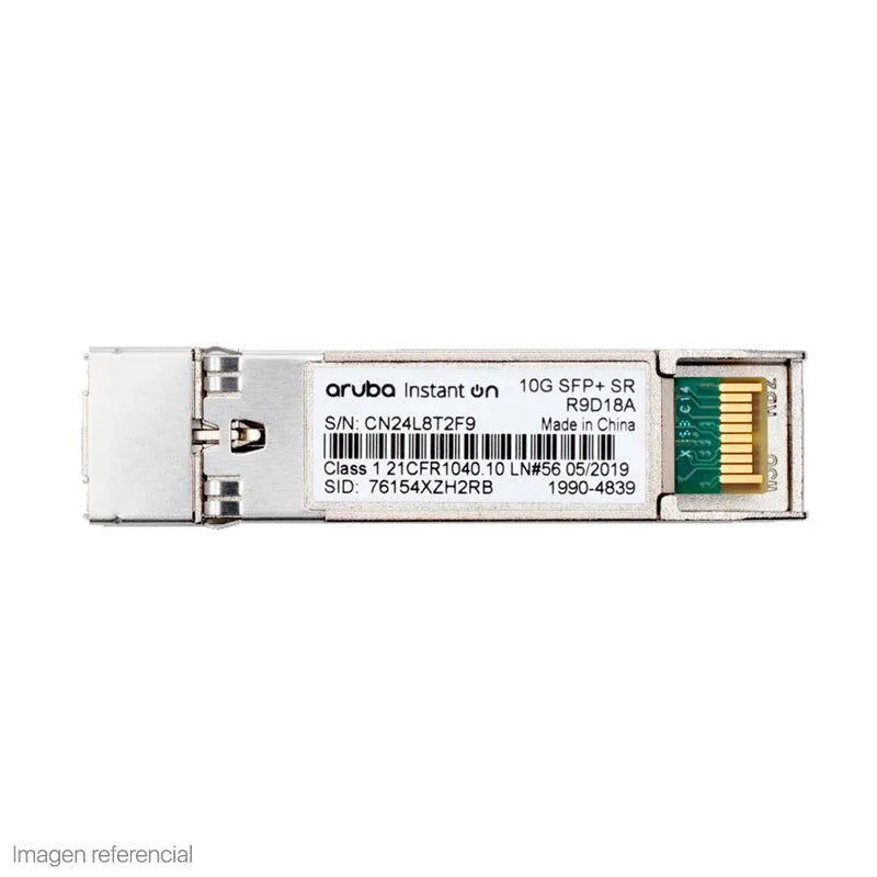 Transceptor Hpe Aruba Instant On R9D18A, 10G Sfp+ Lc Sr 300 M Om3 Mmf - SMART BUSINESS