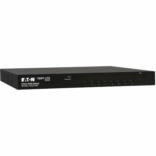 Switch KVM Eaton Tripp Lite B042-008 de 8 puertos para rack 1U