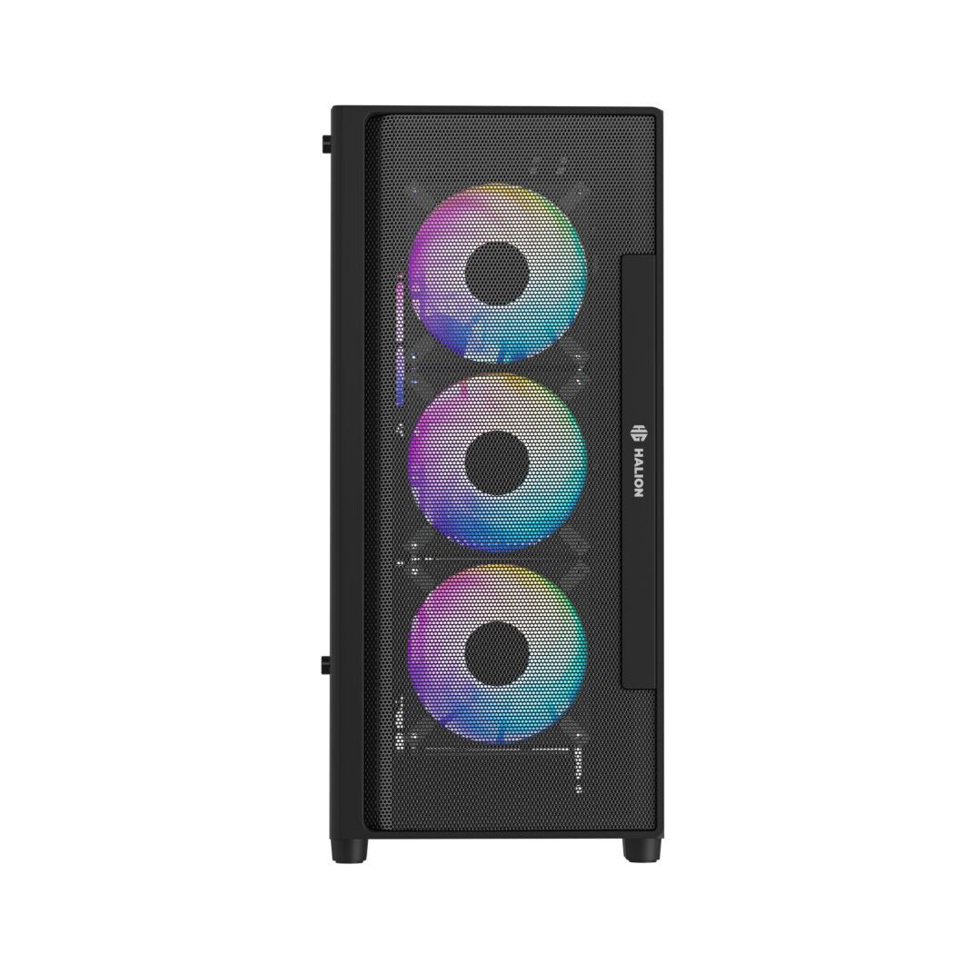 CASE ATX, TRITON C02, Case sin Fuente, 1xUSB3.0, 2xUSB2.0, 4x12CM LED ARGB COOLER, VT lateral, Medidas: 525 x 265 x 455mm, 2x3.5HDD, 3x2.5SDD interno