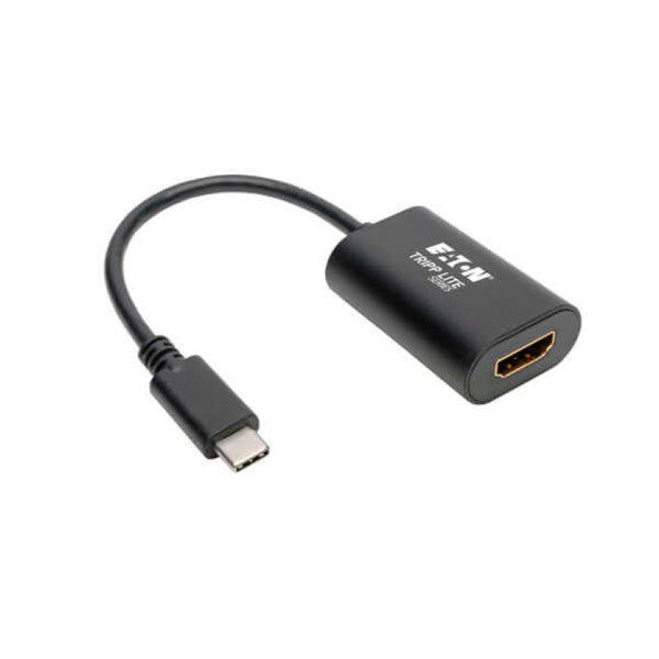 ADAPTADOR USB-C A HDMI 4K TRIPP LITE U444-06N-HD4K6B CON COMPATIBILIDAD ULTRA HD Y LONGITUD DE 6 PULGADAS