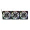 Ventiladores Thermaltake TS120 EX RGB CL-F206-PL12SW-A vista en ángulo
