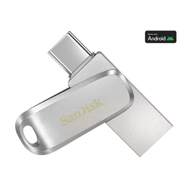 SANDISK SDDDC4-256G-G46 – UNIDAD FLASH USB 3.1 DUAL DRIVE • 256 GB • CONECTOR USB-C Y USB-A • ALTA VELOCIDAD Y COMPATIBILIDAD