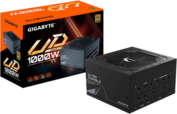 Unidad de Alimentación Gigabyte UD1000GM 80 PLUS Gold, ATX 20+4 pines, Ventilador 120mm, 1000W - SMART BUSINESS