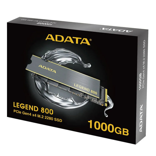 Unidad de estado sólido Adata LEGEND 800 ALEG-800-1000GCS - M.2 2280 Interno - 1000GB - PCI Express NVMe (PCI Express NVMe 4.0 x4) - SMART BUSINESS