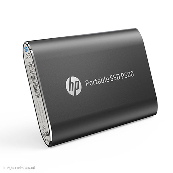 Unidad de Estado Solido Externo (SSD) Portatil HP P500, 1TB, USB-C 3.2 Gen 1, Color Negro - SMART BUSINESS