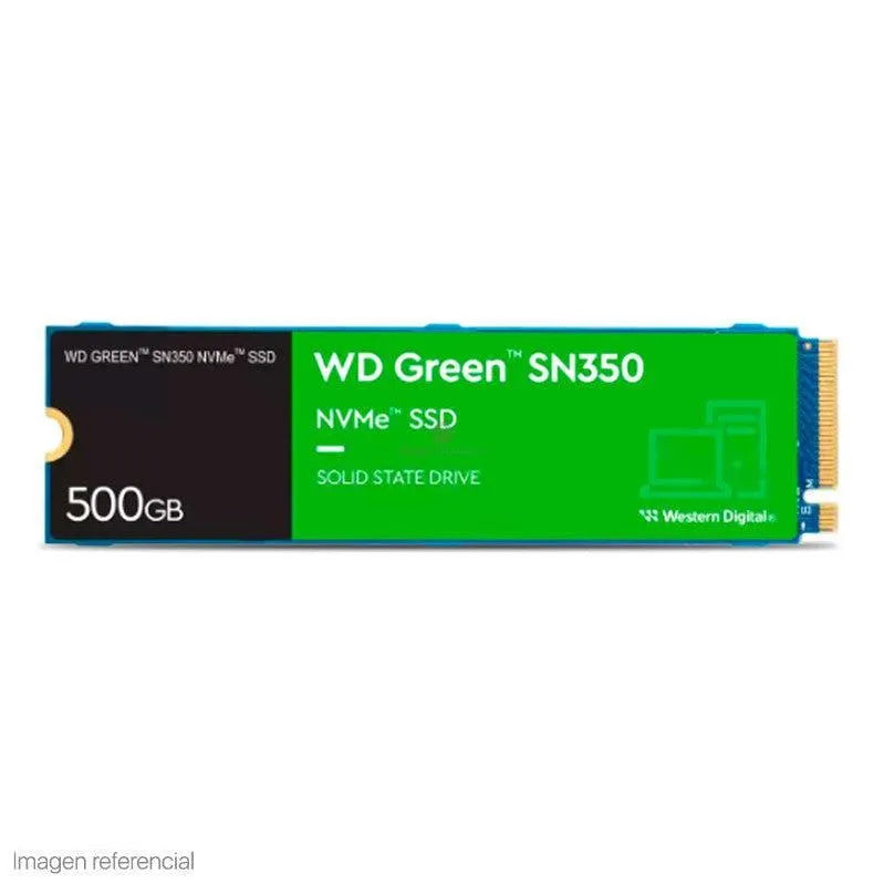 UNIDAD DE ESTADO SOLIDO WESTERN DIGITAL GREEN SN350 NVME, 500GB M.2 2280 - SMART BUSINESS