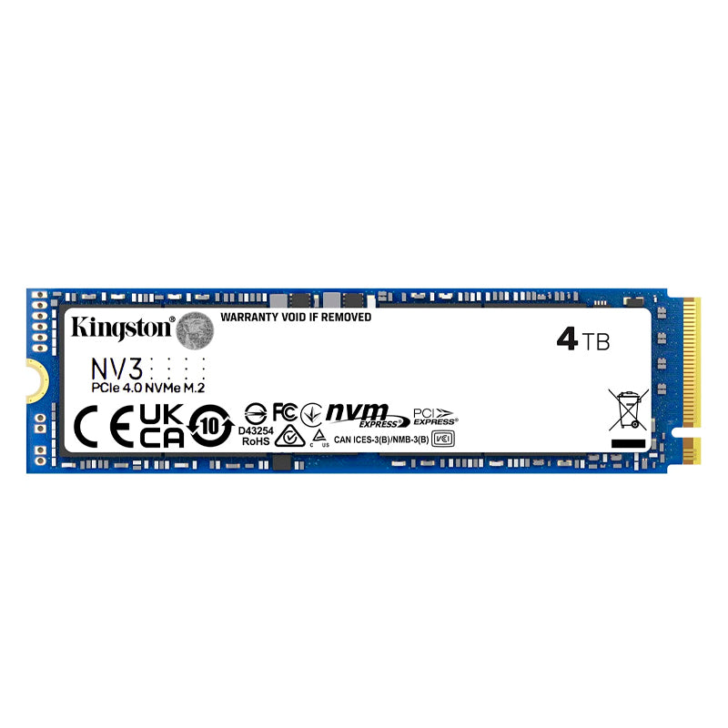 Unidad en estado solido Kingston 4000GB NV3 PCIe 4.0 NVMe M.2 SSD - SMART BUSINESS