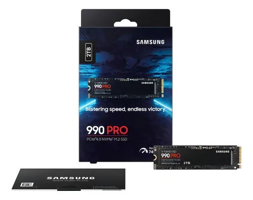UNIDAD EN ESTADO SOLIDO SAMSUNG 990 PRO 4TB M.2 2280, PCIE GEN 4.0 X4, NVME 2.0 MZ-V9P4T0B/AM - SMART BUSINESS