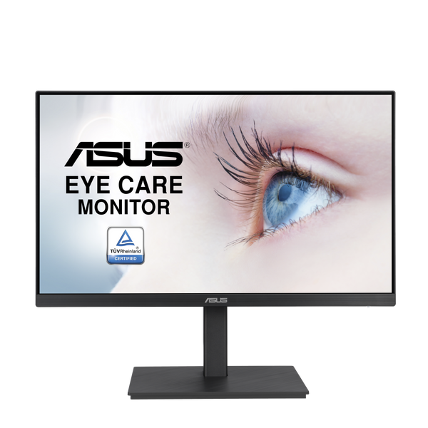 Monitor ASUS VA27EQSB 27″ Full HD IPS, 75Hz, 5ms, Adaptive Sync, altavoces integrados, HDMI, VGA, DisplayPort, hub USB – diseño ergonómico ideal para trabajo, estudio y oficina en casa