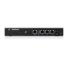 Router Ubiquiti EdgeRouter 4 ER‑4  3 Puertos Gigabit RJ45 + 1 Puerto SFP  CPU Quad‑Core 1 GHz MIPS64  1GB RAM DDR3  4GB Flash  Enrutamiento Avanzado L2/L3  EdgeOS  Montaje en Escritorio o Rack