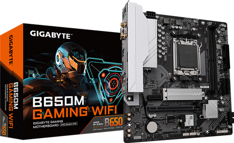 Placa madre Gigabyte B650M Gaming WiFi AM5 DDR5 vista oficial