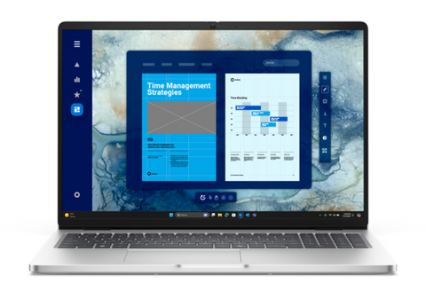 Notebook Dell Pro 16 PC16250 vista frontal oficial