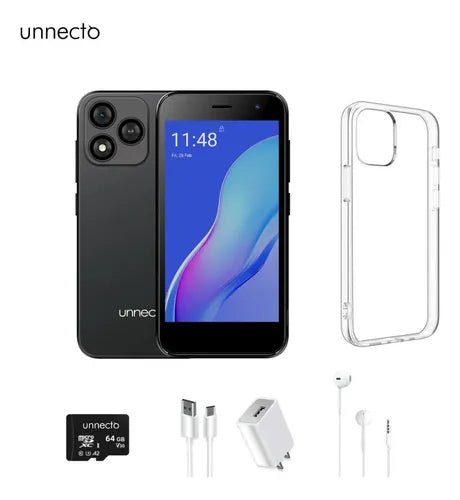 UNNECTO BOLT1 UB010 DS - SMARTPHONE NEGRO CON 4GB RAM (2+2GB), 32GB + 64GB ALMACENAMIENTO, RENDIMIENTO FLUIDO PARA USO DIARIO Y MULTIMEDIA UB010 - SMART BUSINESS