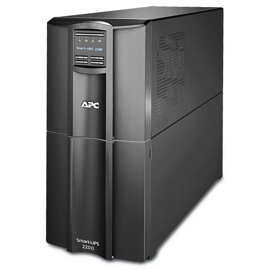 UPS APC Smart - UPS SMT2200IC 220/230/240VA/1980W LCD Onda Senoidal Pura SmartConnect 8 Salidas IEC USB/Ethernet Protección Avanzada para Servidores y Redes SMT2200IC - SMART BUSINESS