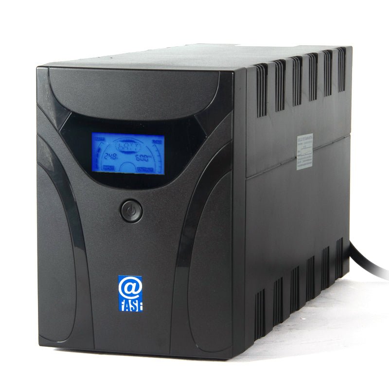 UPS ELISE INTERACTIVO FASE, AUR - 1200 - LCD - USB, 1200 VA / 600 W, PUERTO INTELIGENTE USB - HID. AUR-1200-LCD-USB - SMART BUSINESS