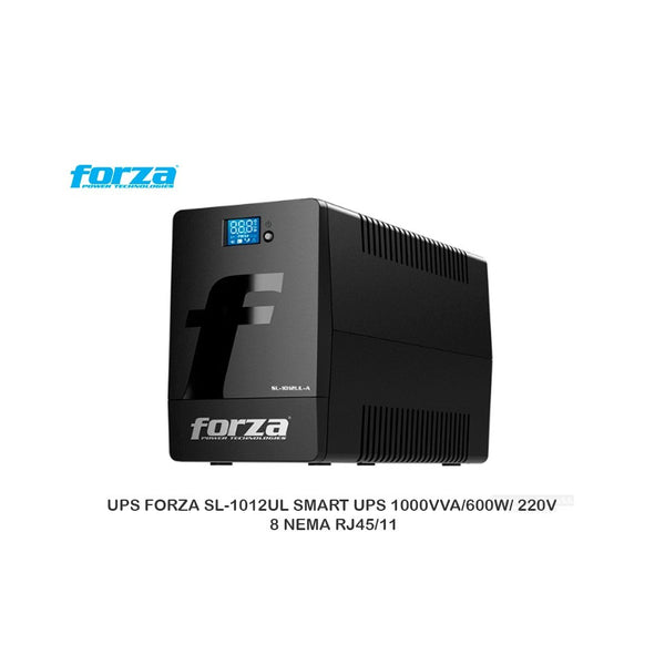 UPS FORZA SL-1012UL 1000VA 600W RESPALDO DE ENERGÍA Y PROTECCIÓN DE EQUIPOS ELECTRÓNICOS