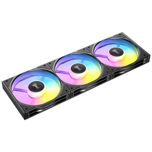 VENTILADOR ANTEC CONNECT 120 ARGB 120MM PWM PACK 3 UNIDADES CON ILUMINACIÓN PERSONALIZABLE EN NEGRO PARA PC GAMING Y WORKSTATION 0-761345-40046-6 - SMART BUSINESS