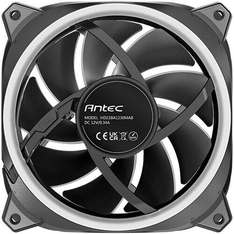 VENTILADOR ANTEC NEO PRIZM T3 120 RGB 3PK ILUMINACIÓN ARGB CONTROL REMOTO SILENCIOSO 0 - 761345 - 40044 - 2 0-761345-40044-2 - SMART BUSINESS